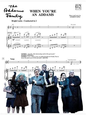 when you're an addams sheet music